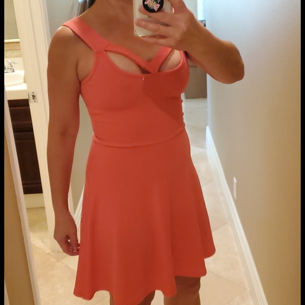 Orange Millibon dress
